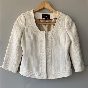 White Mad Men Blazer from Banana Republic